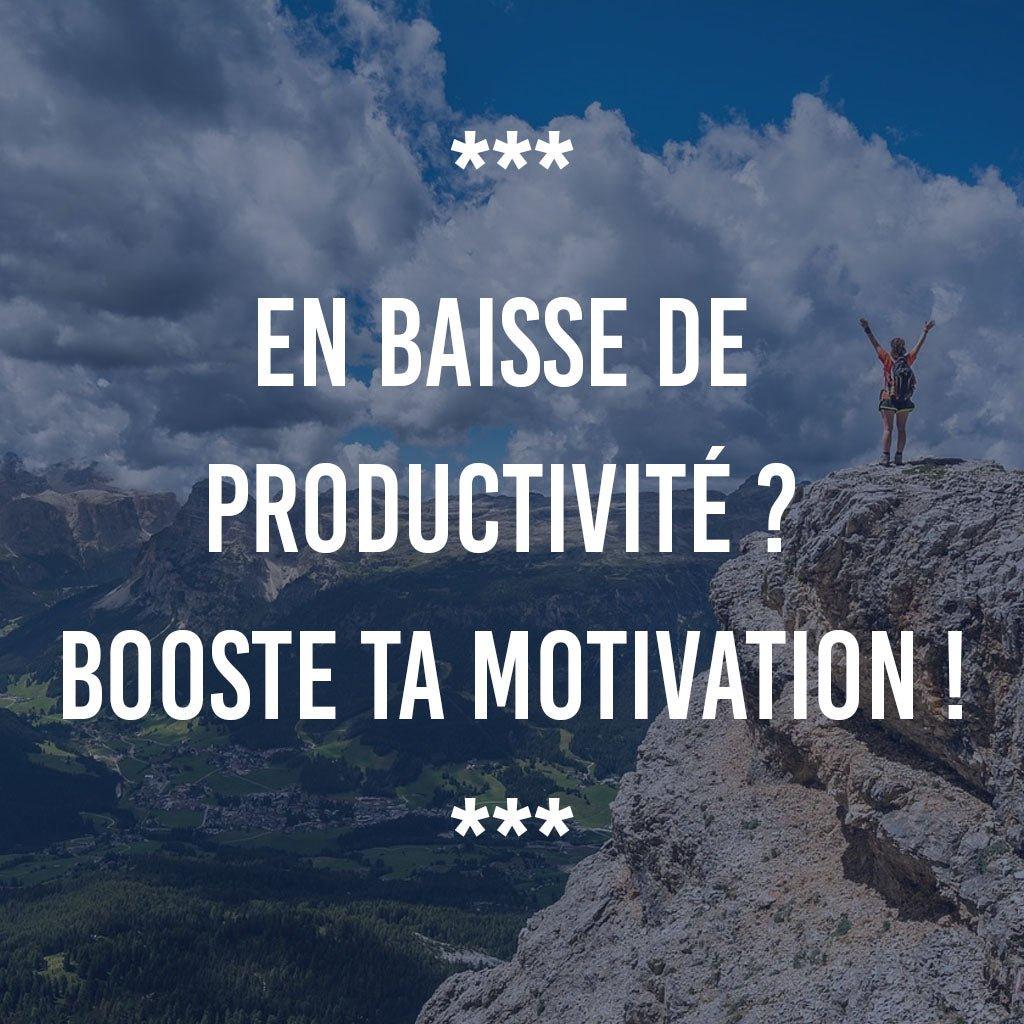 EN BAISSE DE PRODUCTIVITÉ ? VOICI COMMENT BOOSTER TA MOTIVATION ! - Ananas Editions