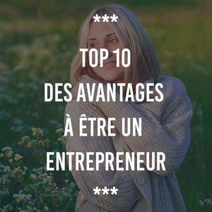 TOP 10 DES AVANTAGES À ÊTRE UN ENTREPRENEUR - Ananas Editions